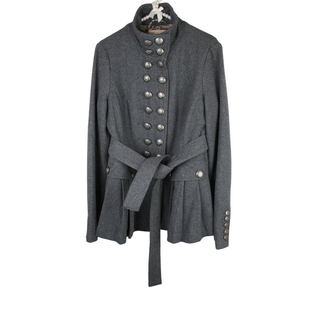 Free people military academia jacket size 10